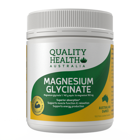 Quality Health Magnesium Glycinate 150 Tablets
