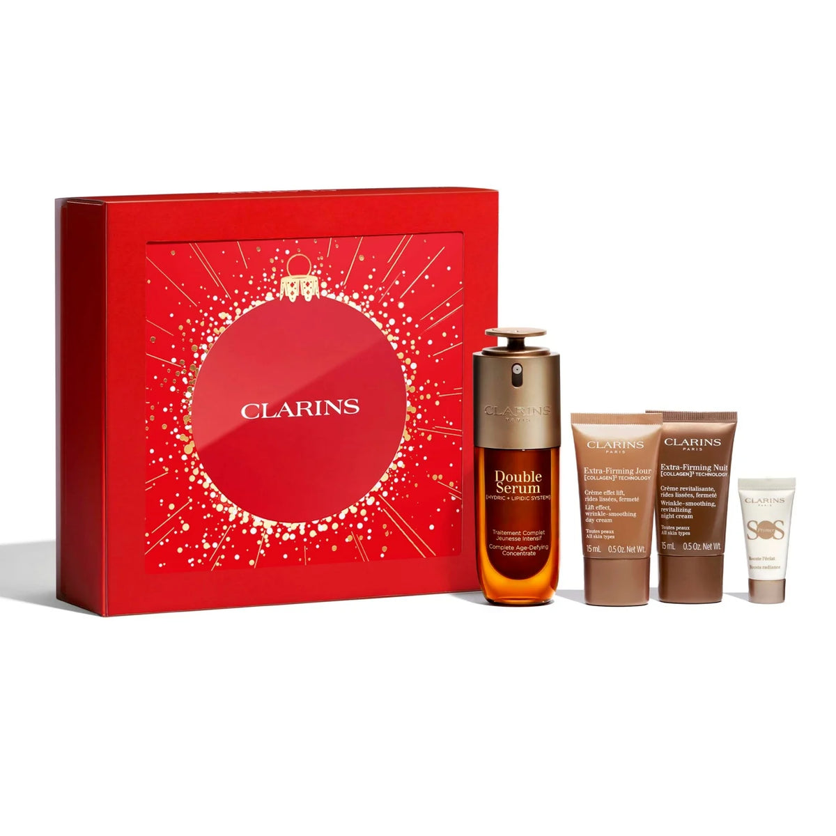 CLARINS Double Serum & Extra-Firming Collection Holiday Gift Set