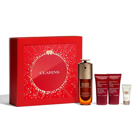CLARINS Double Serum & Super Restorative Collection Holiday Gift Set