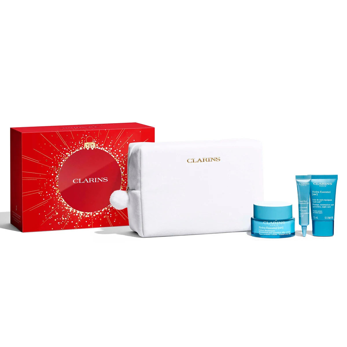 CLARINS Hydra-Essentiel Collection Holiday Gift Set