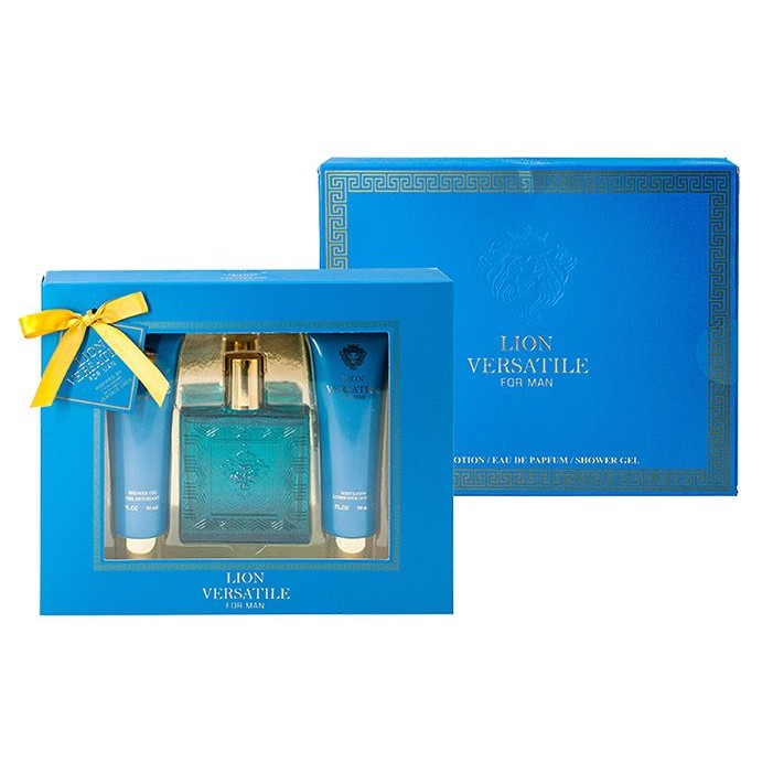 Lion Versatile Men's Eau de Parfume 100mL 3 Piece Gift Set