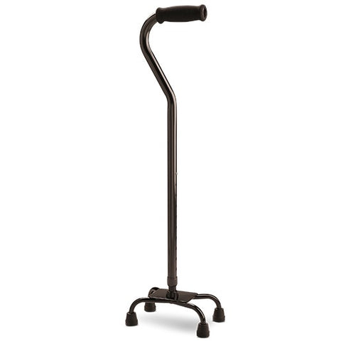 Walking Quad Cane Black by MLE