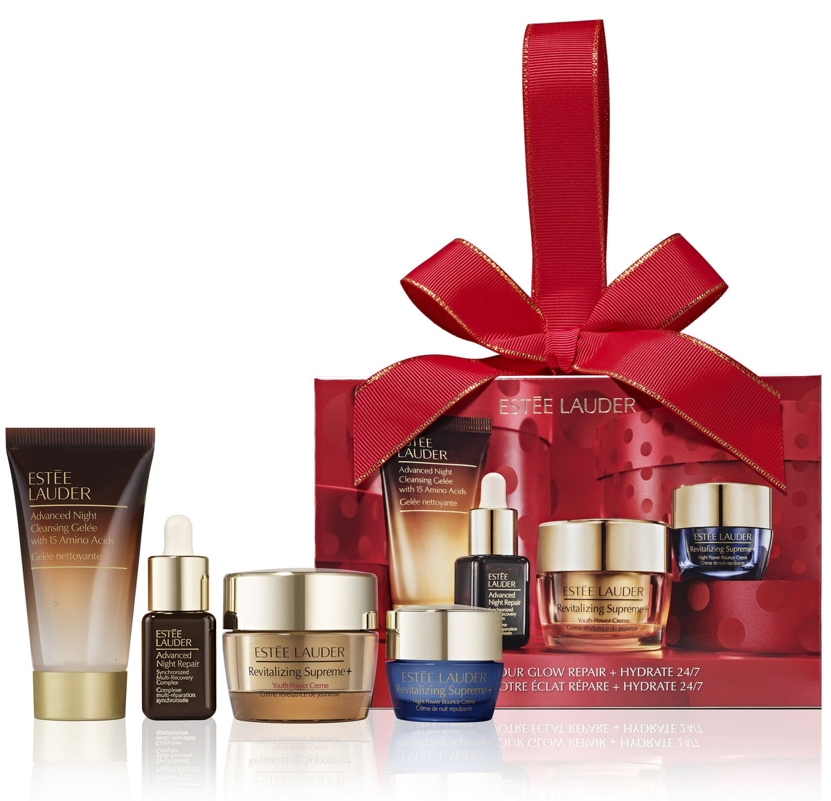 ESTEE LAUDER Unwrap Your Glow Revitilazing Supreme+ Skincare Starter Holiday 2025 Gift Set