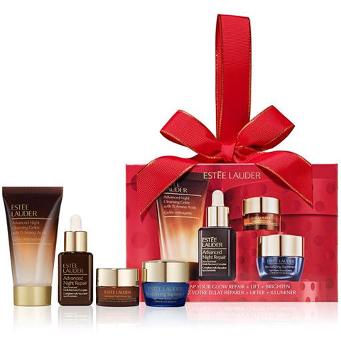 ESTEE LAUDER Unwrap Your Glow Advanced Night Repair Skincare Starter Holiday 2025 Gift Set
