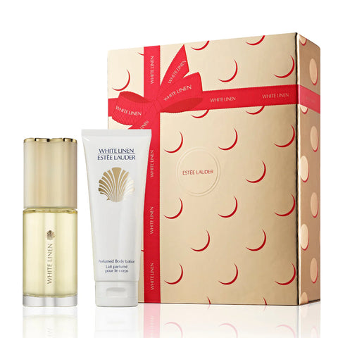 ESTEE LAUDER White Linen Eau de Parfum Indulgent Duo Holiday 2025 Gift Set