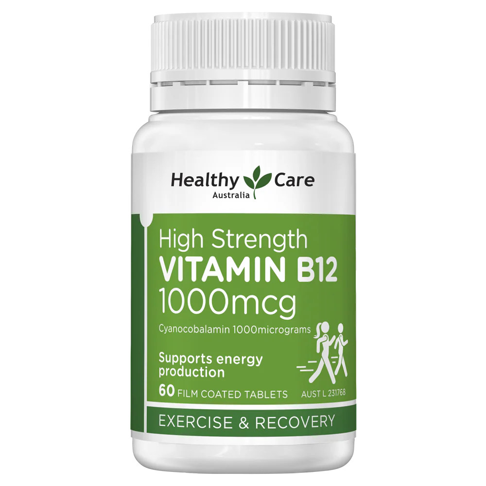 Healthy Care High Strength Vitamin B12 1000mcg 180 Tablets