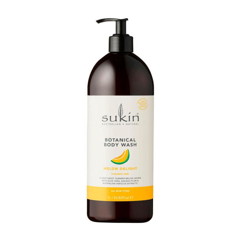 SUKIN Botanical Body Wash Melon Delight 1 Litre