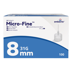 Embecta Micro-Fine Pen Needle 31g 8mm 100 Pack