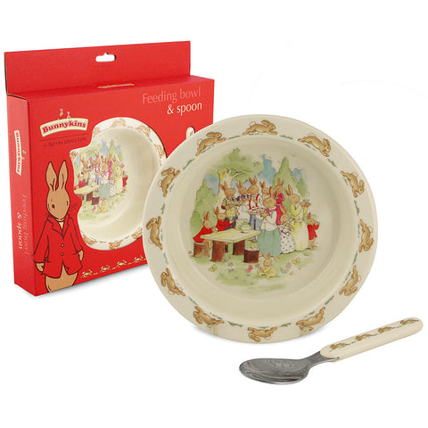 Bunnykins Feeding Bowl Running Red 2 Piece Set