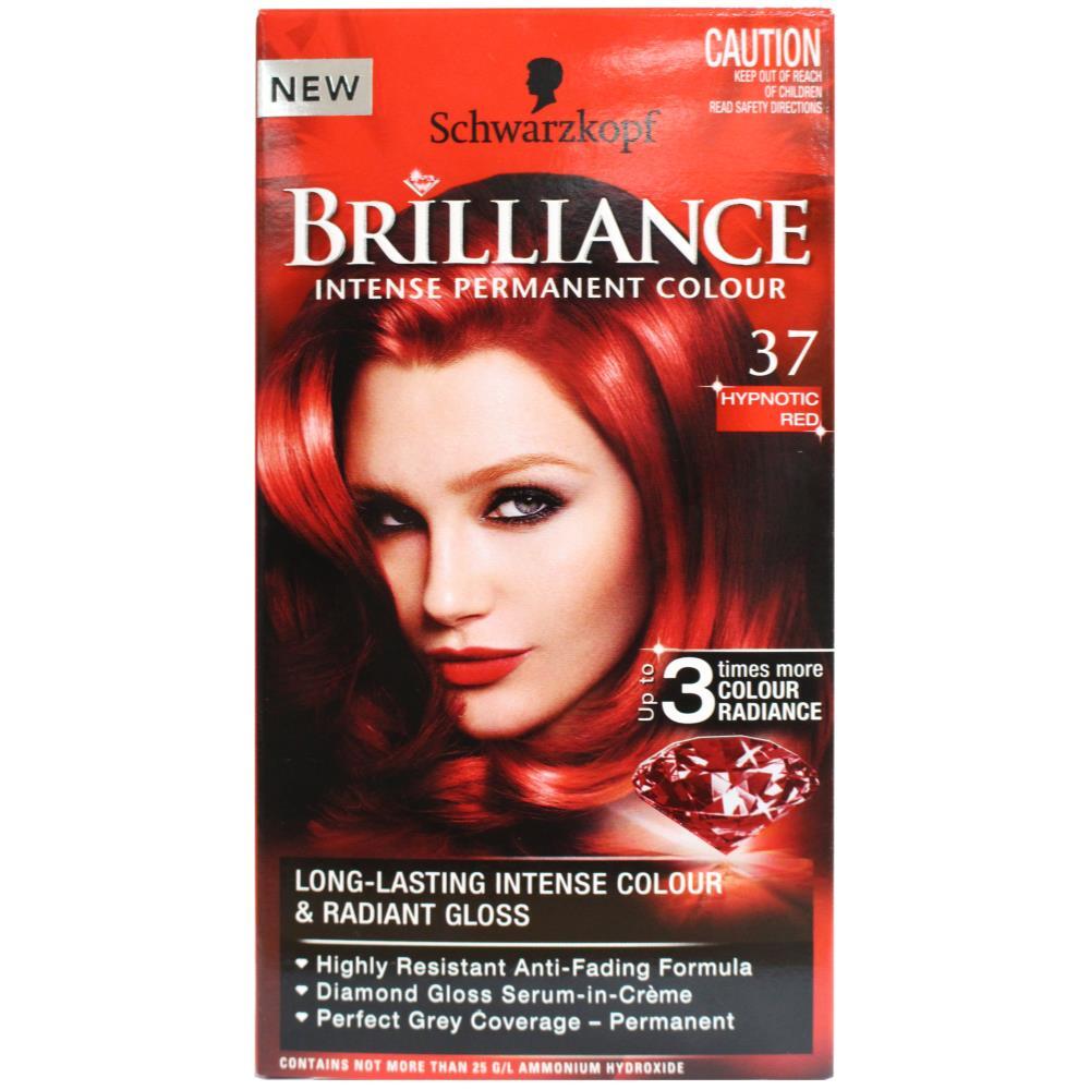 Schwarzkopf Brilliance Intense Permanent Hair Colour 37 Hypnotic Red