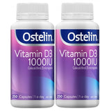 Ostelin Vitamin D3 1000IU 2 x 250 Capsules - Special Bundle