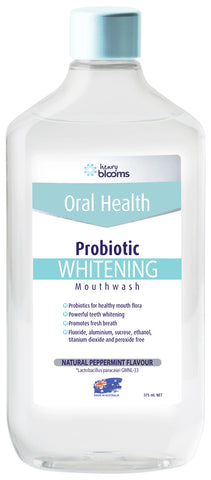 Henry Blooms Probiotic Mouthwash Whitening 375mL