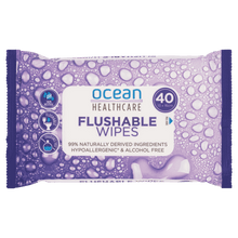 Load image into Gallery viewer, Ocean Healthcare Flushable Wipes 40 Pack