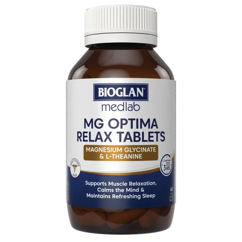 Bioglan Medlab Mg Optima Relax 60 Tablets
