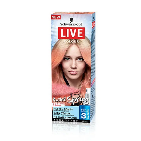 Schwarzkopf Live Colour Temporary Pastel Spray 125mL