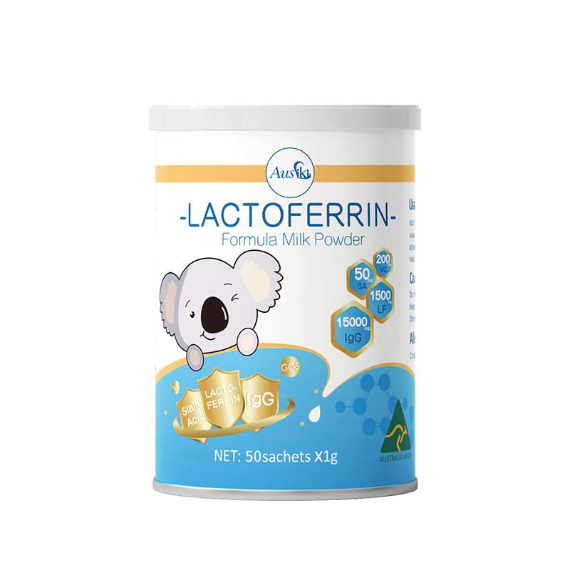 Ausiki Lactoferrin Formula Milk Powder 1500mg 1g x 50 Sachets