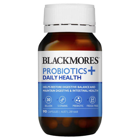 Blackmores Probiotics + Daily Health 90 Capsules (Expiry 31/08/2024)