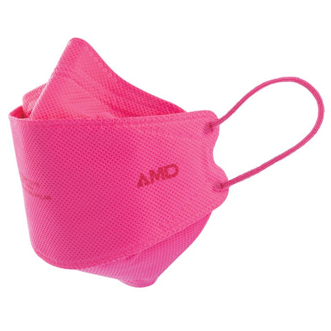 Face Mask - Pink Mask AMD NANO-TECH P2 (N95) Particulate Respirator T4 Earloop with Four Layers 1 Pack