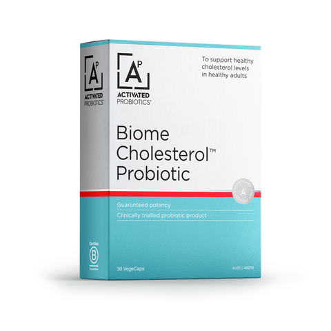 Activated Probiotics Biome Cholesterol Probiotic 30 Vege Capsules