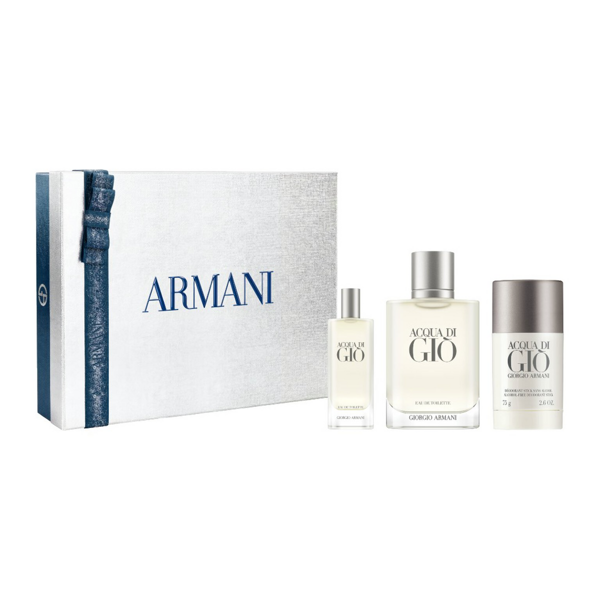 Giorgio Armani Aqua di Gio Eau De Toilette 100mL 3 Piece Gift Set
