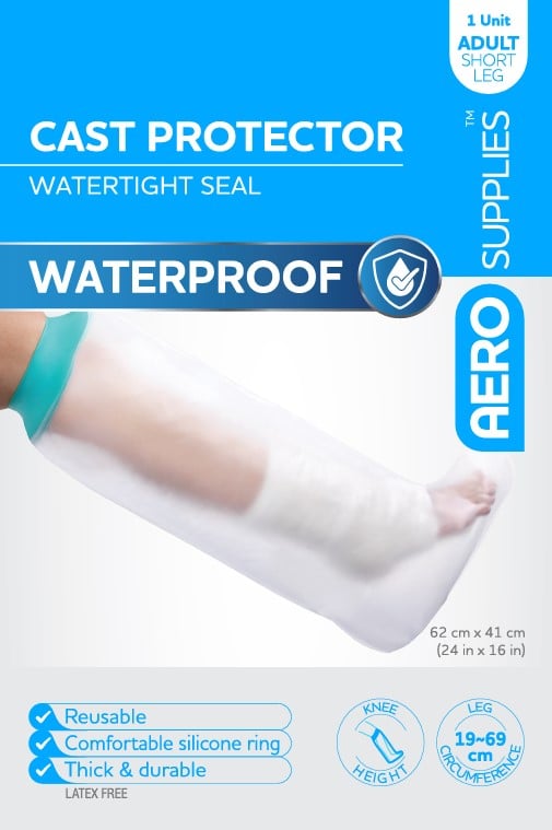 AEROSUPPLIES Cast Protector Adult Short Leg