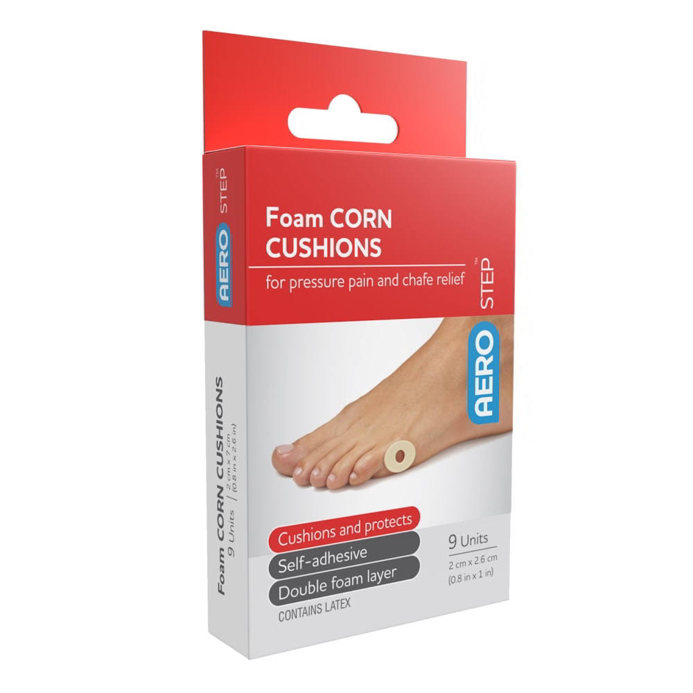 AeroStep Foam Corn Cushions 2cm x 2.6cm 9 units