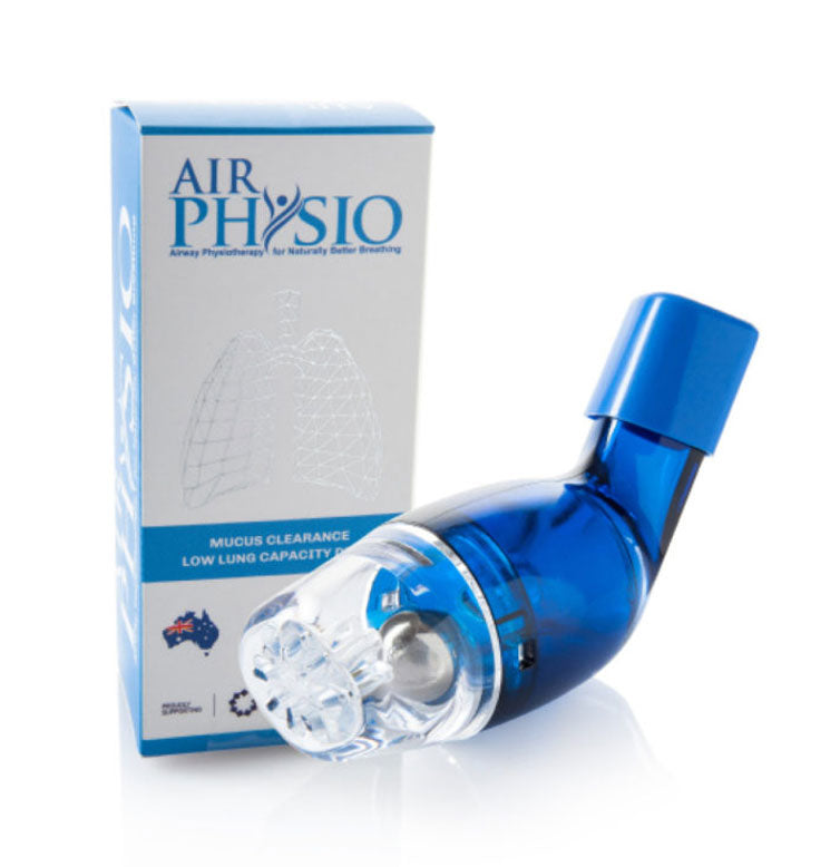 AirPhysio Device for Low Lung Capacity - Blue