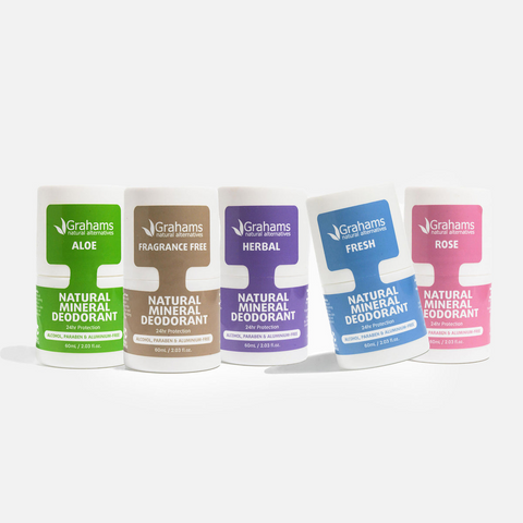 Grahams Natural Mineral Deodorant 24Hr Protection 60mL