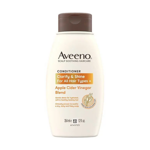Aveeno Apple Cider Vinegar Clarifying Conditioner for Dull Hair 354mL