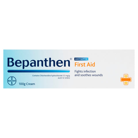 Bepanthen First Aid Antiseptic Cream 100g (Expiry 11/2025)