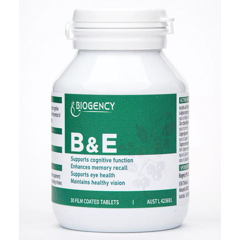 Biogency B+E 30 Film Coated Tablets