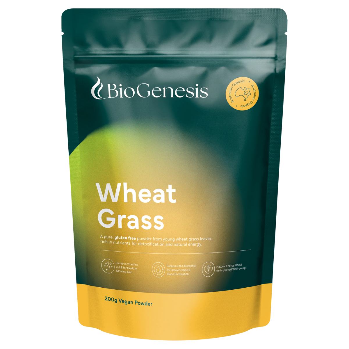 BioGenesis Organic Wheat Grass Powder