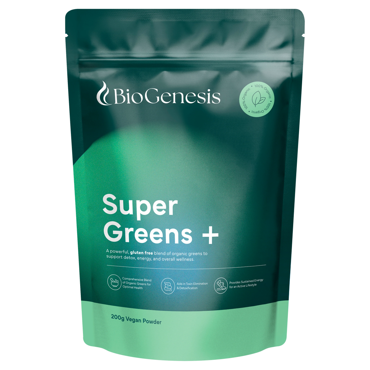 BioGenesis Organic Super Greens Plus Powder