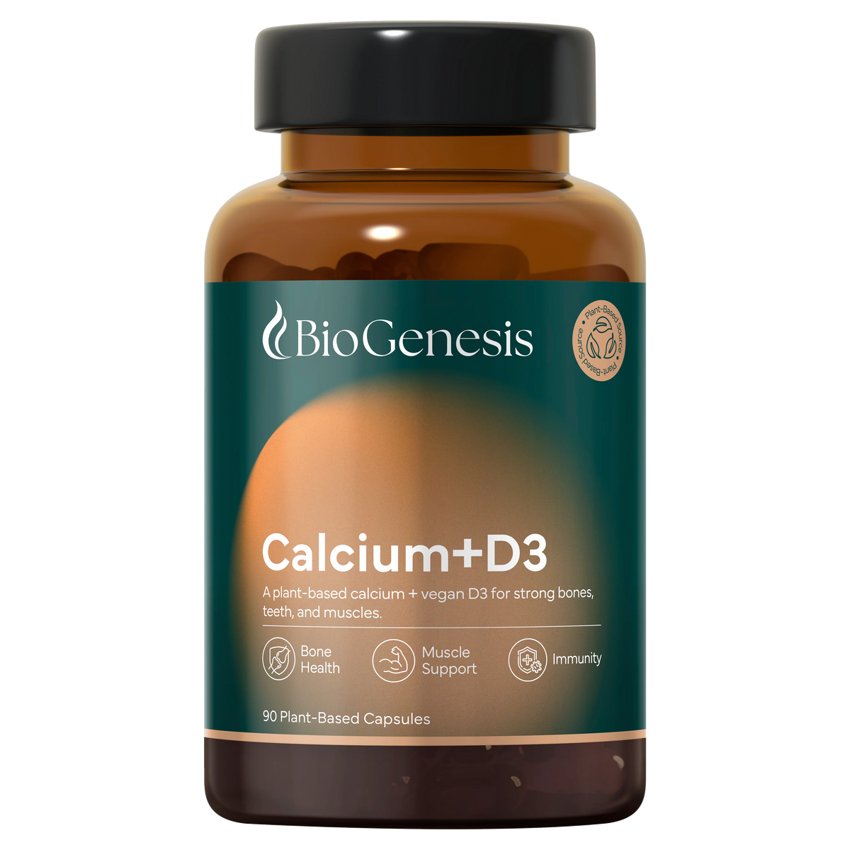 BioGenesis Organic Ocean Plant Calcium + D3 Capsules