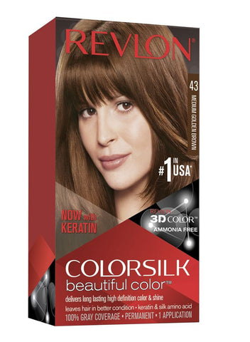 Revlon ColorSilk 43 Medium Golden Brown