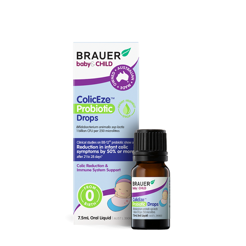 Brauer Baby & Child ColicEze Probiotic Drops 7.5mL (expiry 9/24)