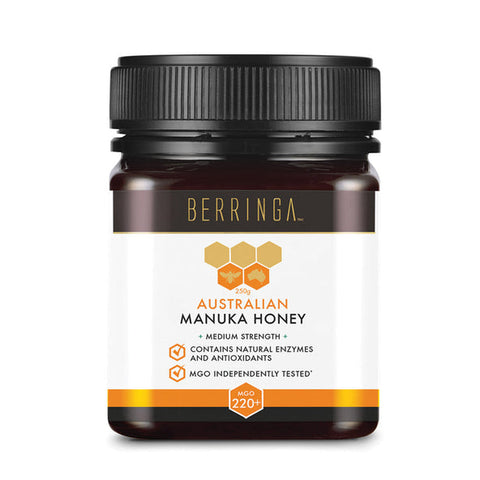 Berringa Australian Manuka Honey Medium Strength MGO 220+ 250g