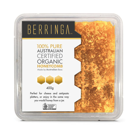Berringa Australian Pure Organic Honeycomb 400g (Ships June)