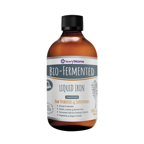 Henry Blooms Bio Fermented Liquid Iron Concentrate 500mL