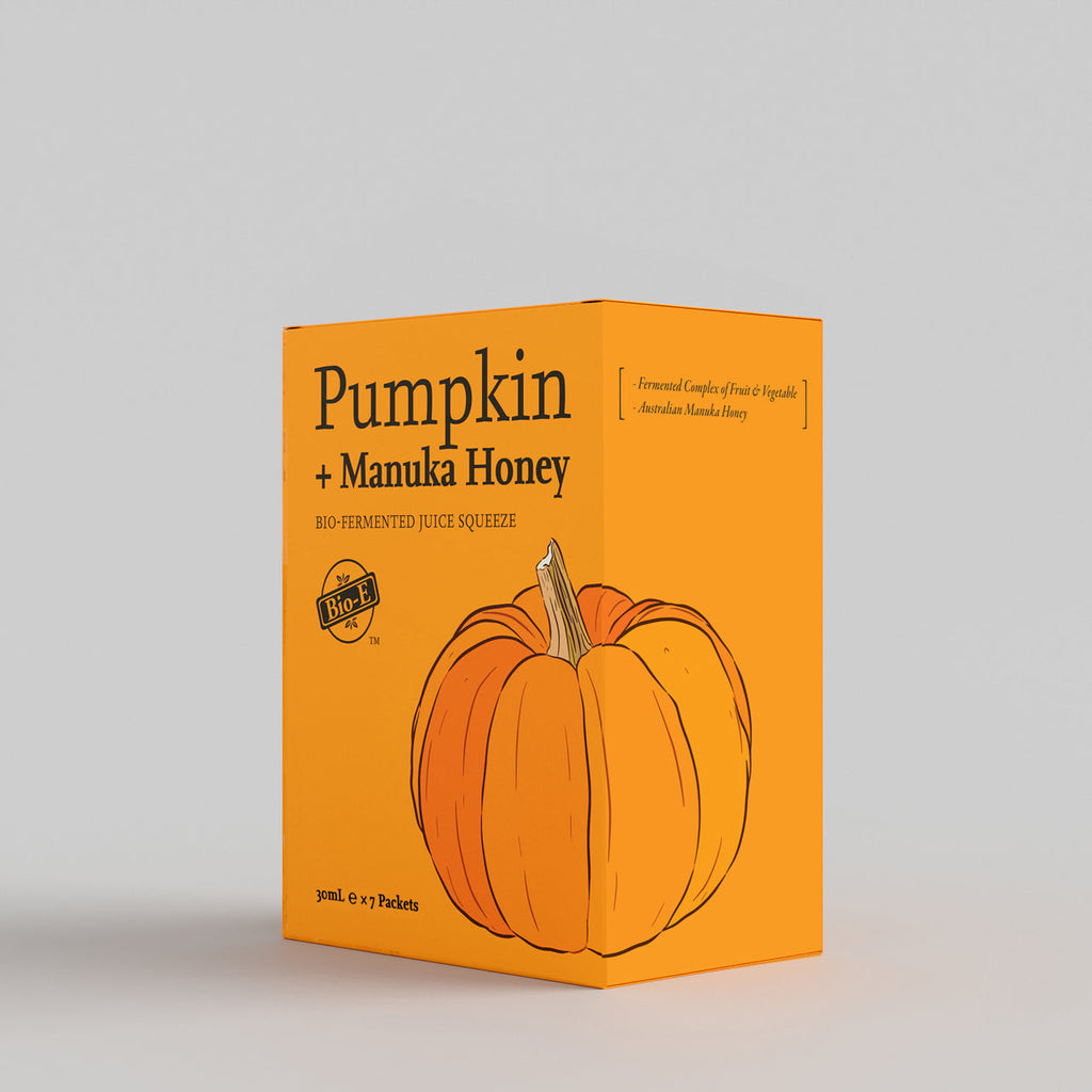 Bio E Pumpkin + Manuka Honey Bio-Fermented Juice Squeeze 7 x 30mL (expiry 11/24)