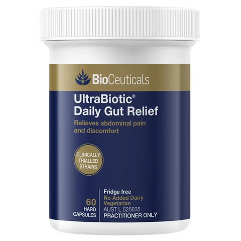 BioCeuticals UltraBiotic Daily Gut Relief 60 Hard Capsules