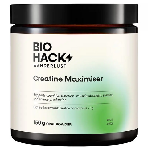 BioHack Wanderlust Creatine Maximiser 150g