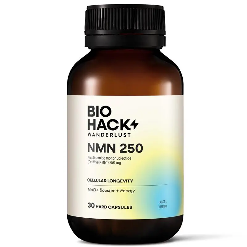 BioHack Wanderlust NMN 250 30 Capsules