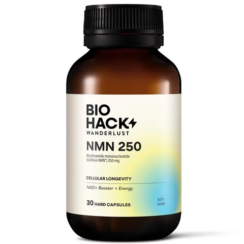 BioHack Wanderlust NMN 250 30 Capsules