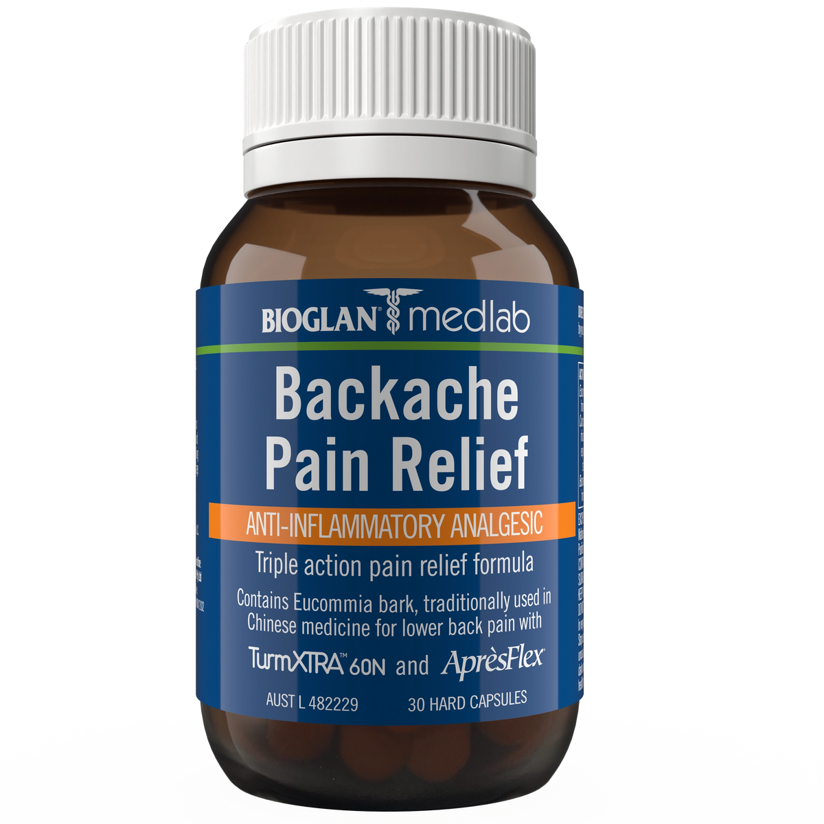 Bioglan Medlab Backache Pain Relief 30 Capsules