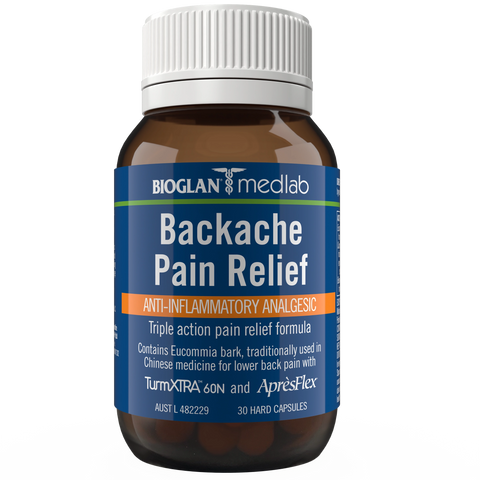 Bioglan Medlab Backache Pain Relief 30 Capsules
