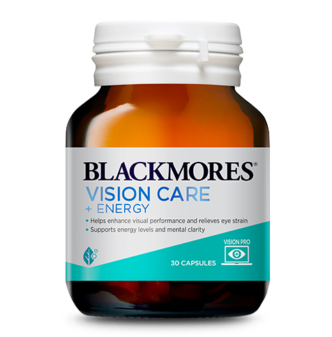 Blackmores Vision Care + Energy 30 Capsules