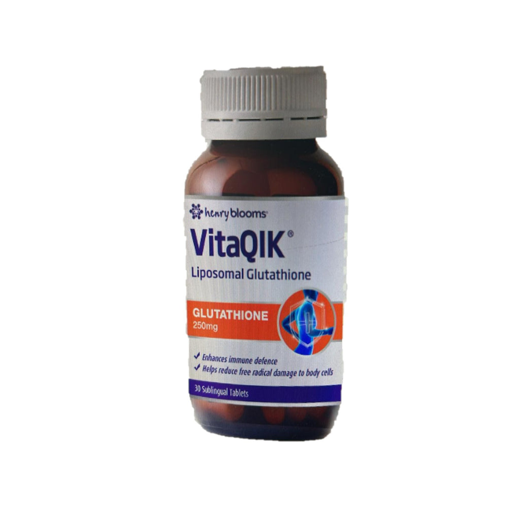 Henry Blooms VitaQik Liposomal Glutathione 30 Sublingual Tablets