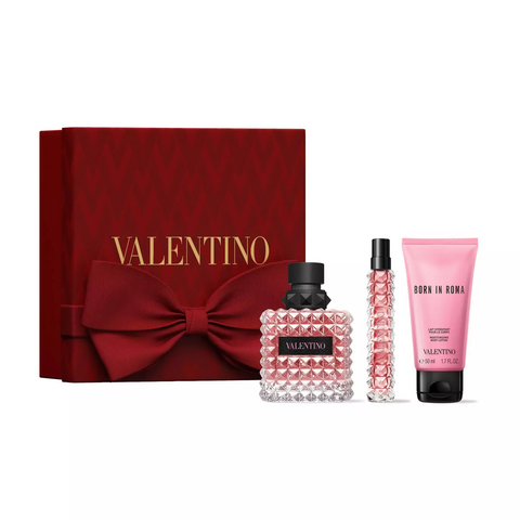 Valentino Born in Roma Donna Eau de Parfum 100mL 3 Piece Gift Set