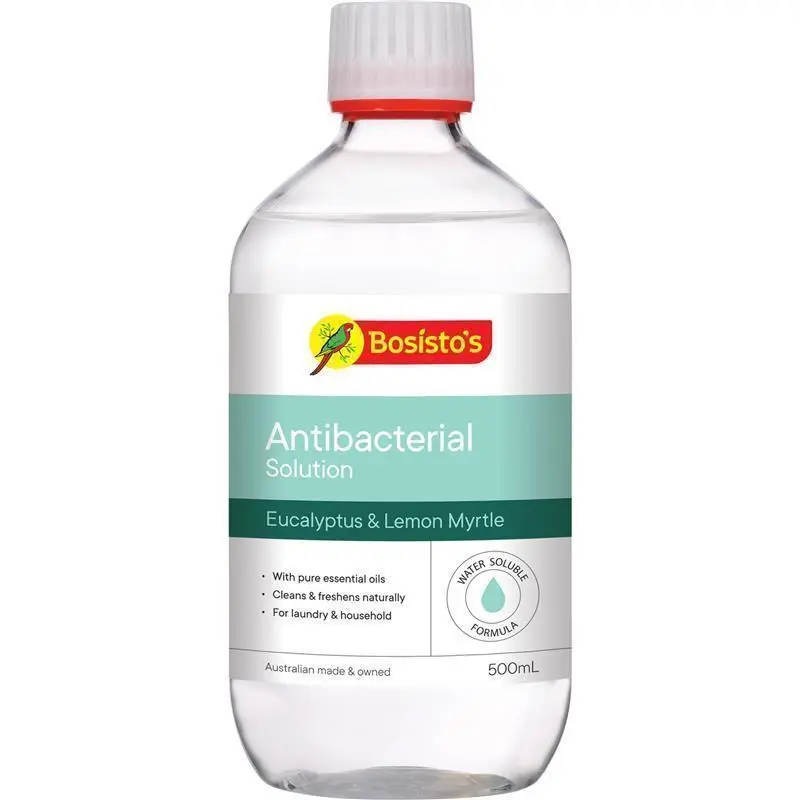 Bosisto's Antibacterial Solution Eucalyptus & Lemon Myrtle 500mL